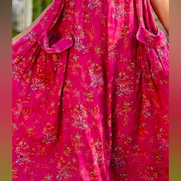 BOHO MAXI DRESS w/POCKETS - Picture 6 of 6